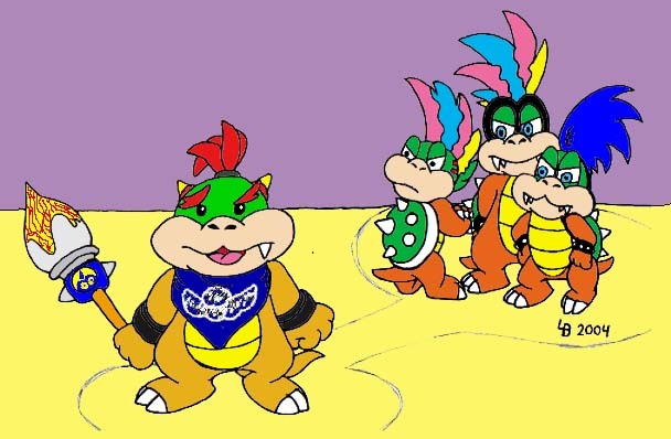 Iggy Larry Lemmy And Bowser Jr 