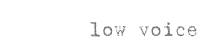 low voice